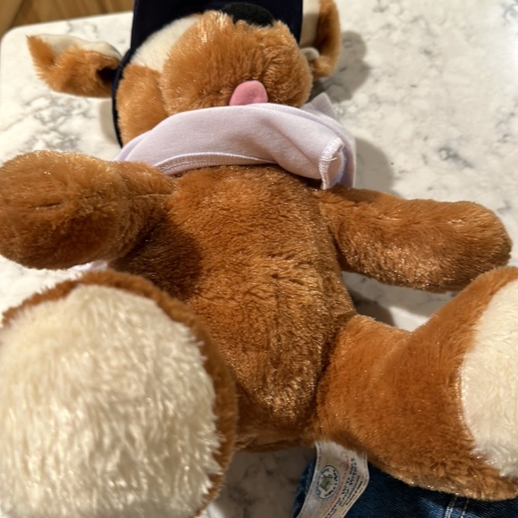 Build A Bear Dog With Baseball Cap and Outfit - Picture 5 of 5